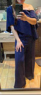 Karimadon Callie Mae Jumpsuit in Navy Blue Color
