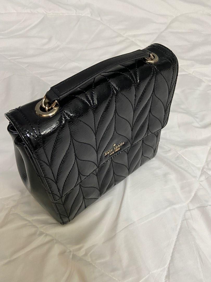 Kate Spade Brayden Briar Lane Quilted Black Leather Backpack Crossbody Luxury Bags Wallets on Carousell