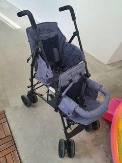 Kinderwagon Double Stroller