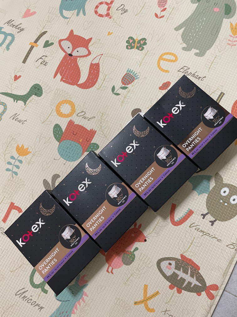 Kotex Overnight panties, Beauty & Personal Care, Sanitary Hygiene on Carousell