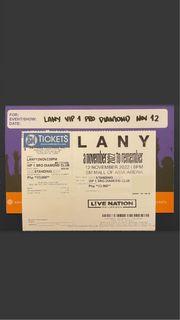 LANY VIP Ticket