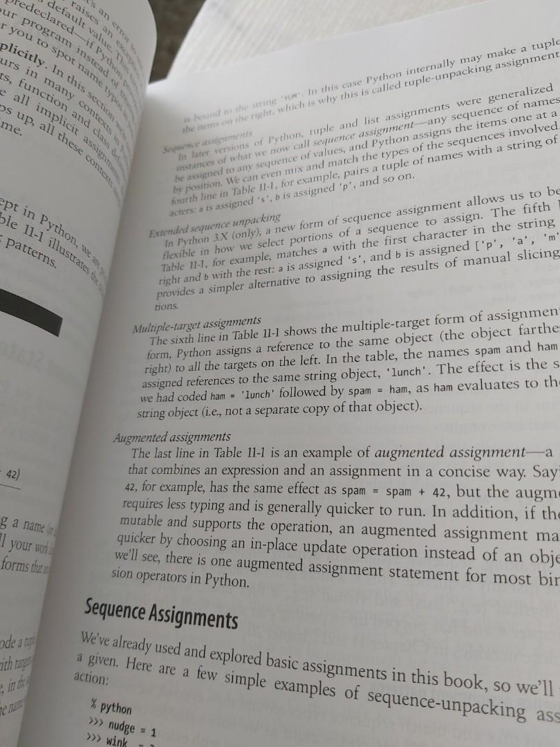 Learning Python O'Reilly (Category: Textbooks) located in Singapore. Submitted by misty.9 (Listing ID 1192491767, Image 2). Description: As good as new with no markings. 5th edition 1500+ pages only self collection. Last collection date - 30 Jan 2023 as I am moving overseas..