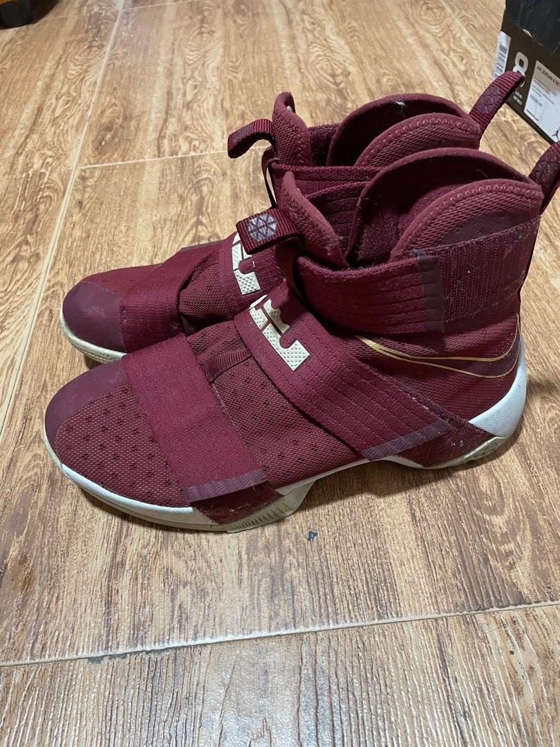 Lebron soldier 10 store maroon