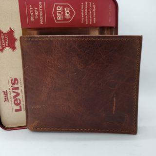 ﻿Levi's Men's Leather Wallet 防RFID 男裝真皮銀包 附送禮盒 *多色可訂* 全新現貨正品 生日禮物 男朋友禮物
