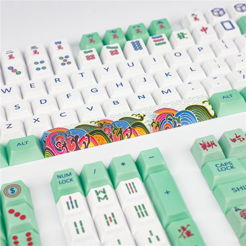 [Local Ready] PBT Mahjong Keycaps XDA Profile for Mechanical Keyboard ...