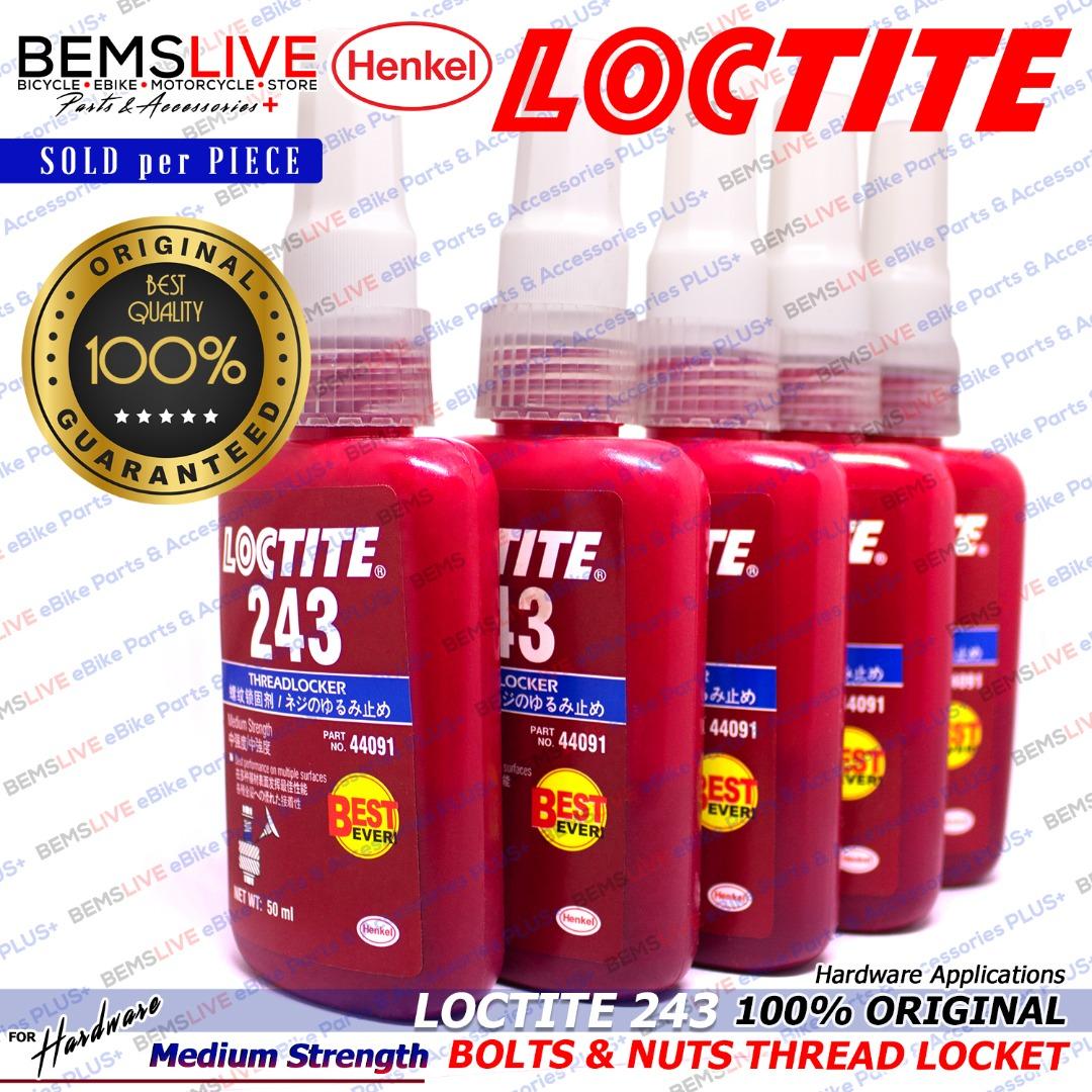 LOCTITE 243 The Original Thread Locking Adhesive 50ml Bolt & Nut Thread