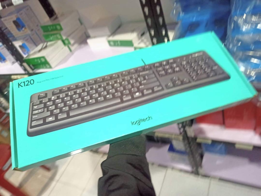 Logitech K120 Keyboard Black USB, Computers & Tech, Parts & Accessories ...