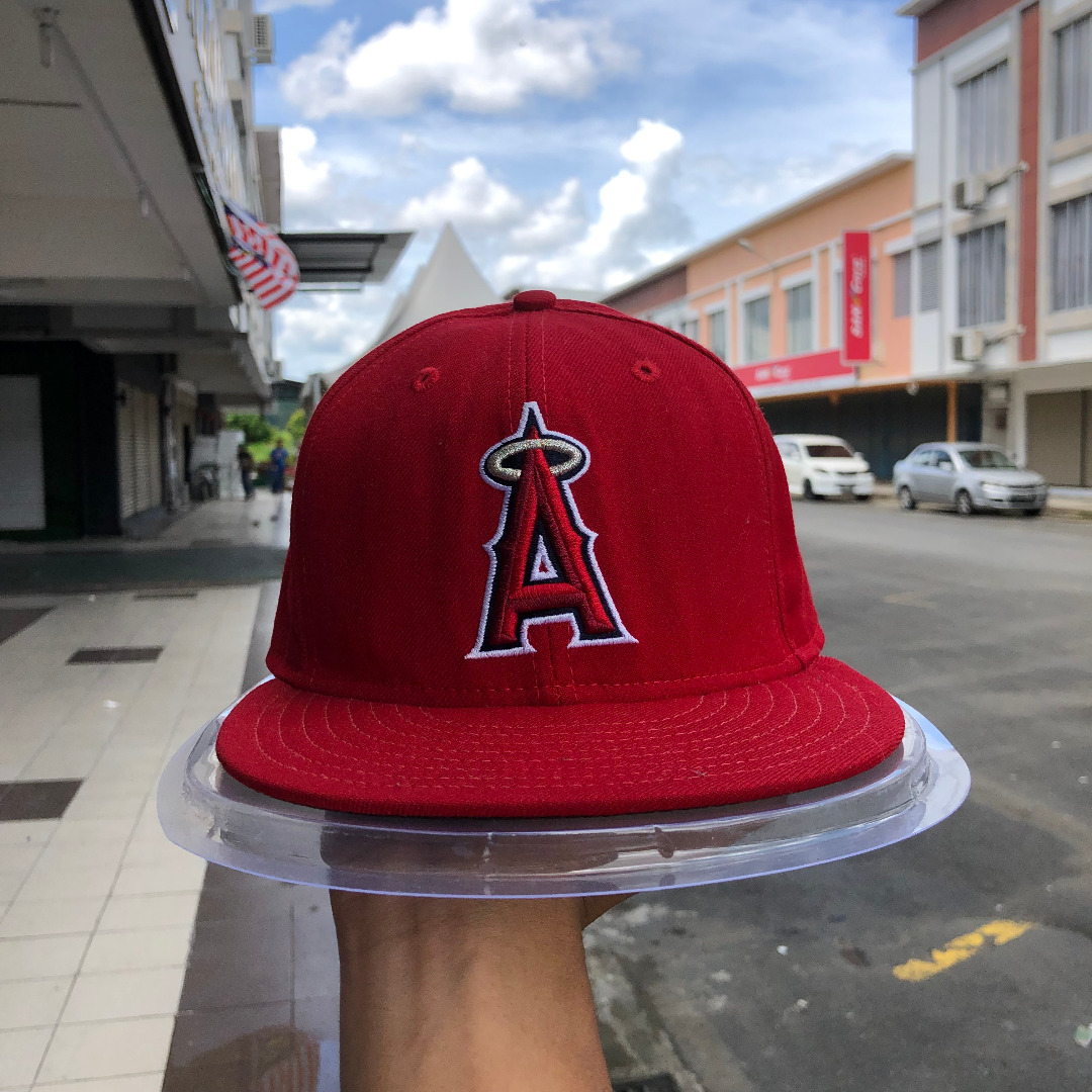 New Era Los Angeles Angels Black 59FIFTY Fitted Hat