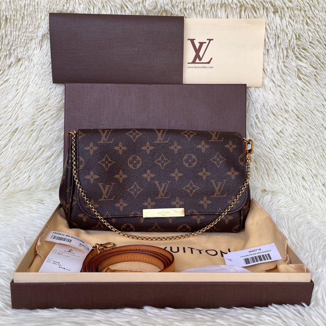 Luis Vuitton Favorite MM in Classic Monogram, Luxury, Bags & Wallets on  Carousell