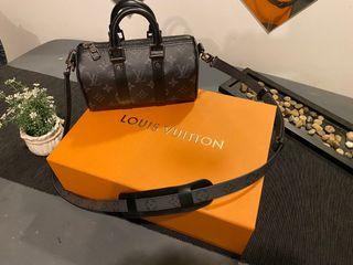 Louis Vuitton Keepall XS Damier Distorted Cowhide Leather (Black