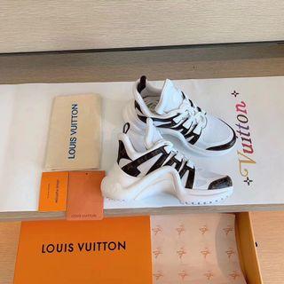 Louis Vuitton Multicolor Leather and Mesh Archlight Sneakers Size 36.5
