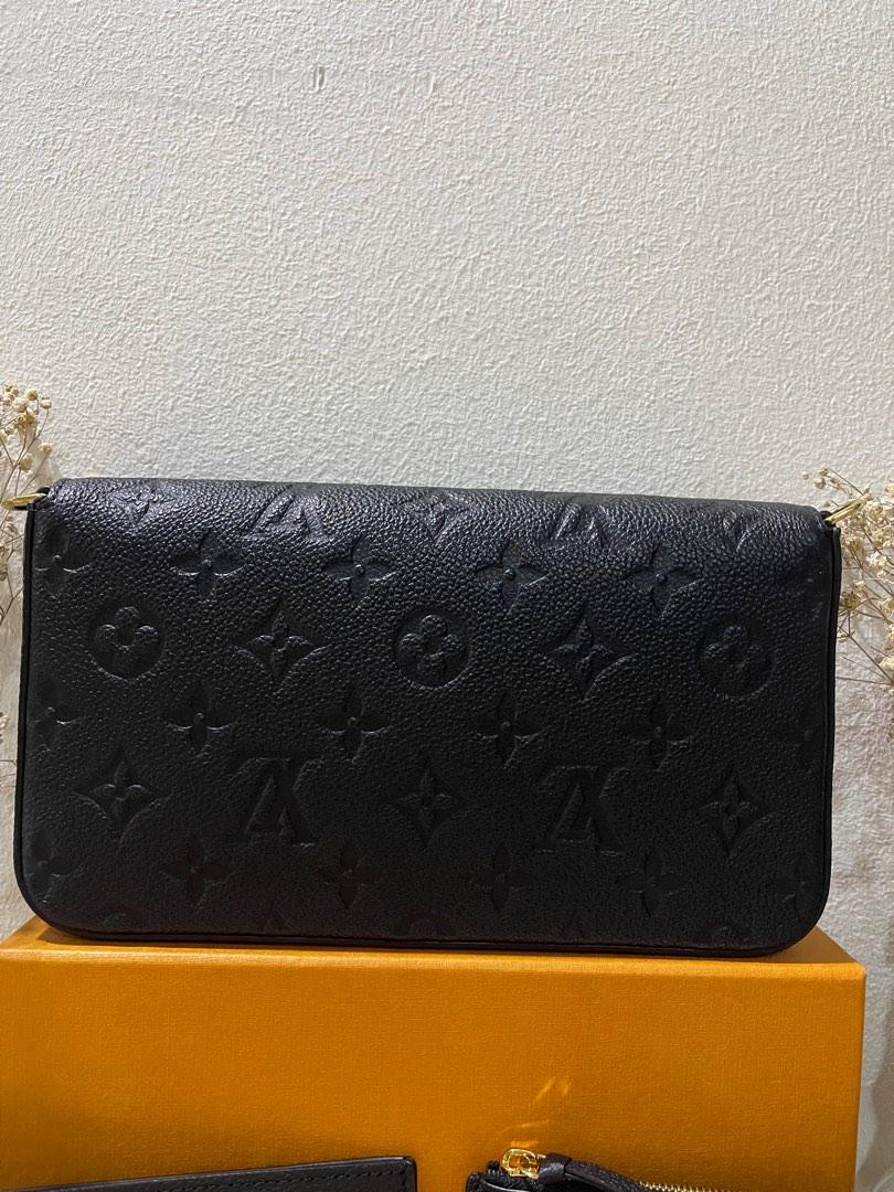 LNIB Louis Vuitton Felicie Pochette Tourterelle Monogram