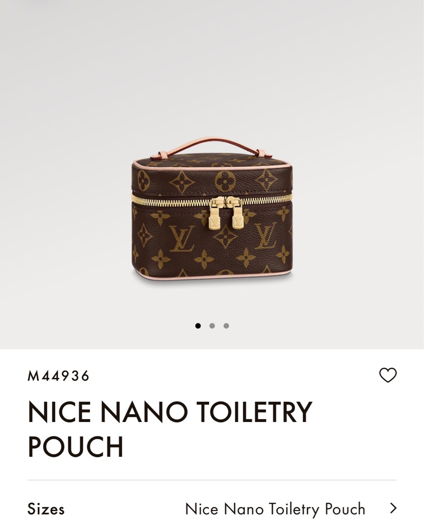 Authentic Louis Vuitton Nice Nano, Luxury, Bags & Wallets on Carousell