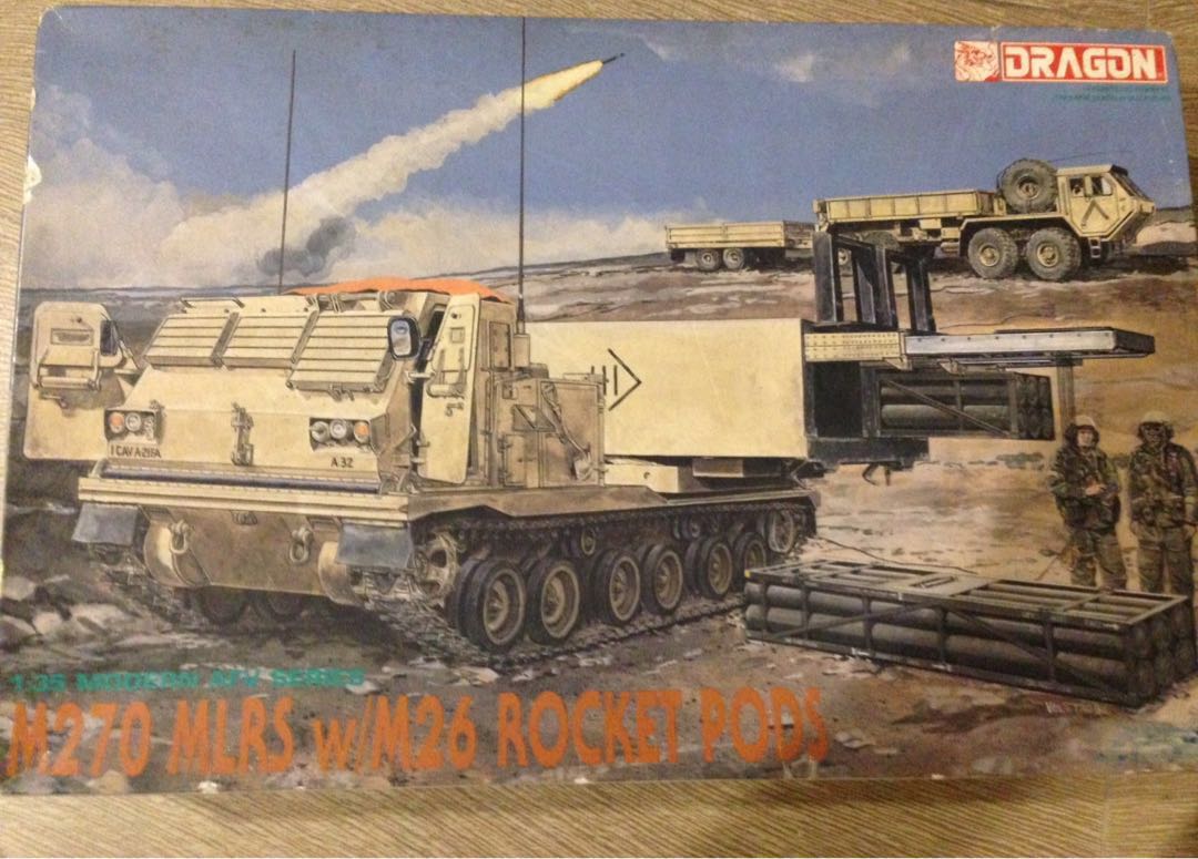 M170 MLRS w/ rocket pods 1/35 Scale Plastic Model Kit DML, Hobbies