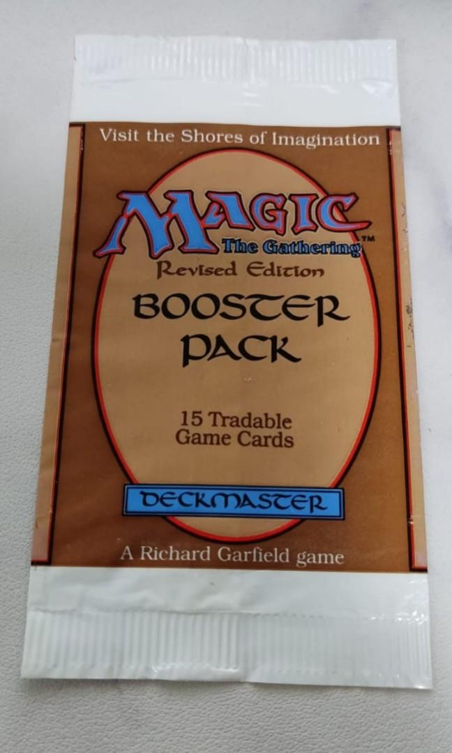 Magic the gathering revised edition booster wrapper, Hobbies & Toys, Toys &  Games on Carousell