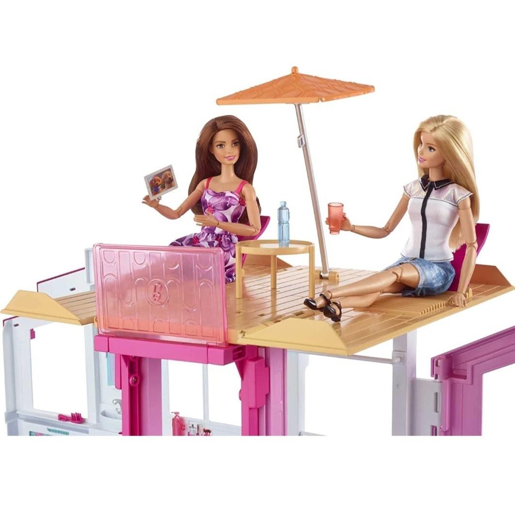 Pink passport barbie house new arrivals