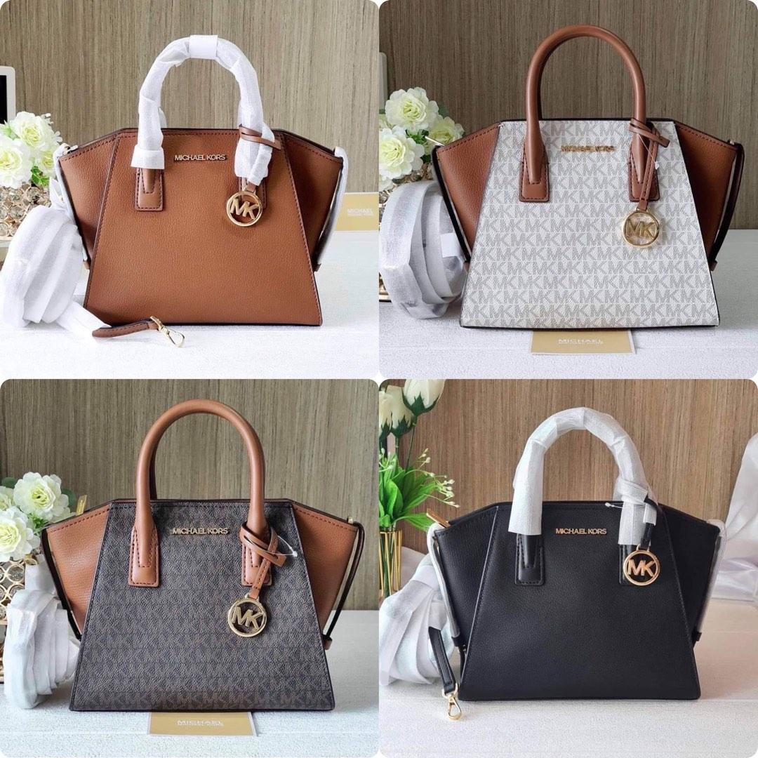 MK Avril Satchel (Category: Luxury Bags & Wallets) located in Cavite. Submitted by LuxbyMarifrance (Listing ID 1192619528, Image 1). Description: 🏷️ 3,600 only + SF 🛍️ MICHAEL KORS Avril Small Top Zip Satchel! 📏 12.25”W × 7.5”H × 5.25 📌 with tag, care card, dust bag, paper bag ✨All trademarks, logos and brand names are reserved and property of the original brand owners. #LuxbyMarifrance #authentic💯 #lowestpriceguaranteed #michaelkorsph #mkba