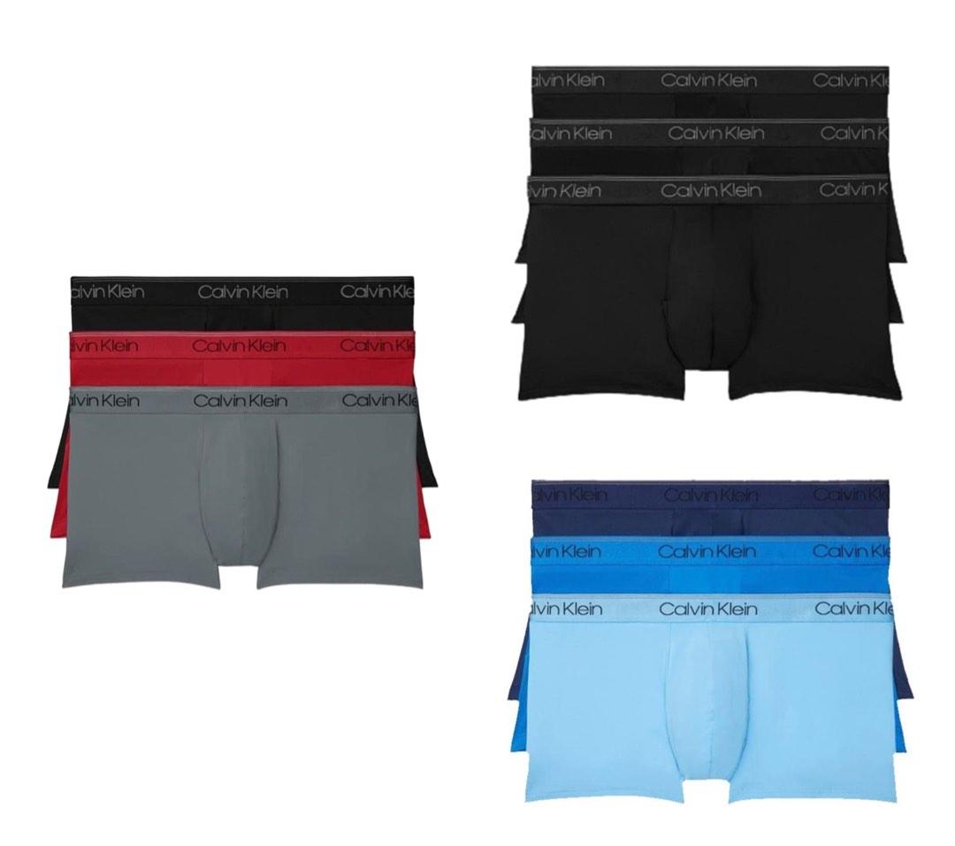 (M/L) Calvin Klein Men Underwear Micro Stretch 3Pack Trunk, Men's