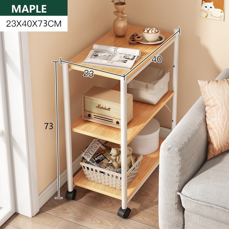Movable Rack Sofa Side Trolley Tea Table Kitchen Storage Shelf ...