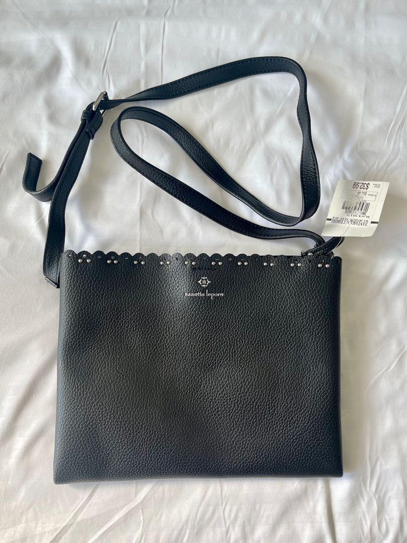 Nanette Lepore black leather bag (Category: Cross-body Bags) located in Quezon City. Submitted by rx_sale (Listing ID 1192434136, Image 1). Description: Nanette Lepore black leather bag 100% authentic Brand new with tag Payment thru Gcash/Bank Transfer Delivery mode: Grab/Lalamove/MrSpeedy/Borzo Shipping fee care of buyer 😊 .