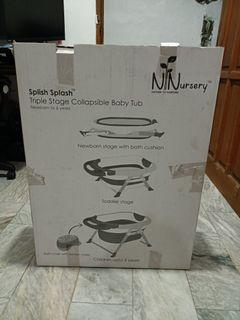 nature to nurture "splish splash triple stage collapsible baby tub"