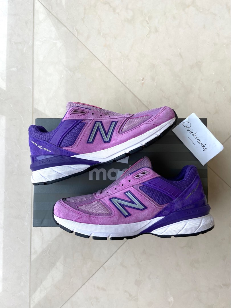 NB 990v5 Purple Pink New Balance