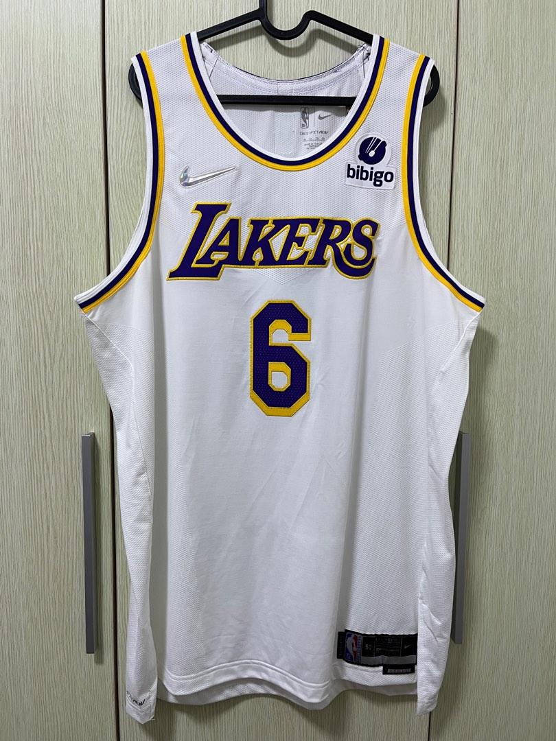 Nike Lakers LeBron James 75th Anniversary Authentic Statement Jersey 44