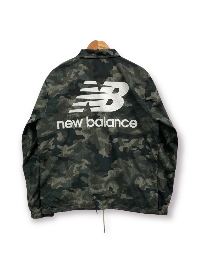 New Balance Camo Big Logo Windbreaker Jacket