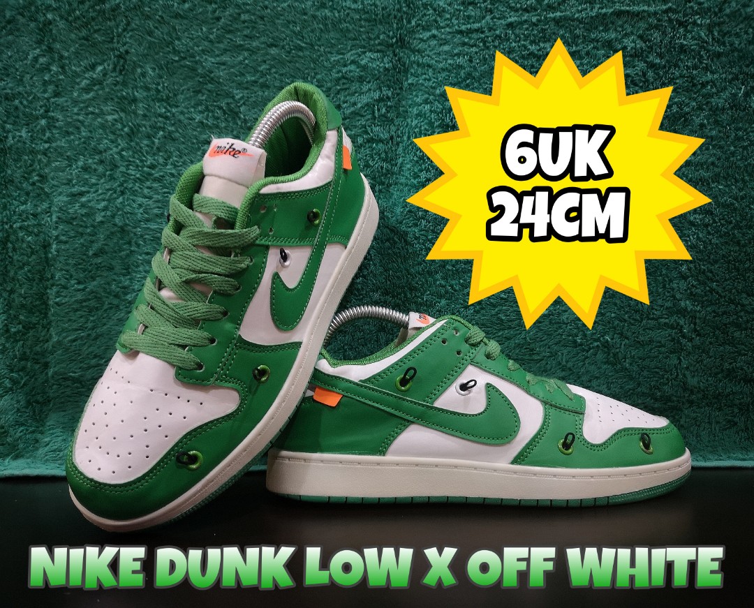 NIKE DUNK LOW X OFF WHITE 6UK, Men's Fashion, Footwear, Sneakers