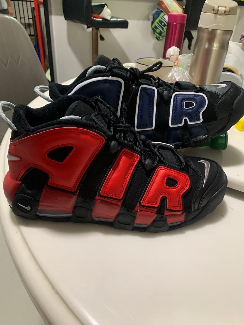 Nike Uptempo 96 BLUE Red Men s Fashion Footwear Sneakers on