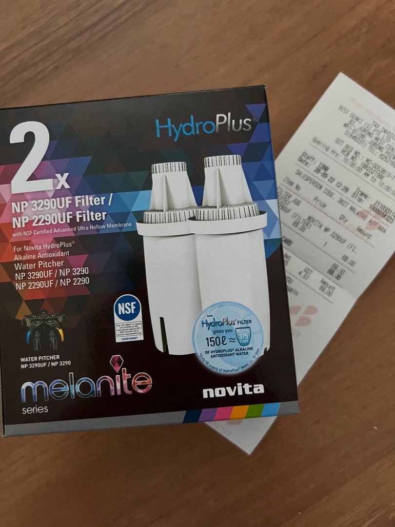 Novita HydroPlus filter for Water Pitcher, TV & Home Appliances
