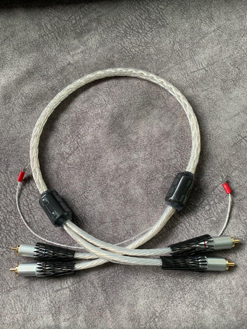 OCC turntable phono RCA Cable, Audio, Portable Audio Accessories on