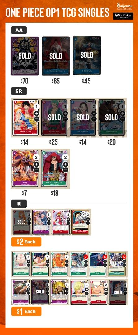 one piece tcg op1 card list 10 Most Valuable OP-01 Cards Ever Made OP01: Romance Dawn | One