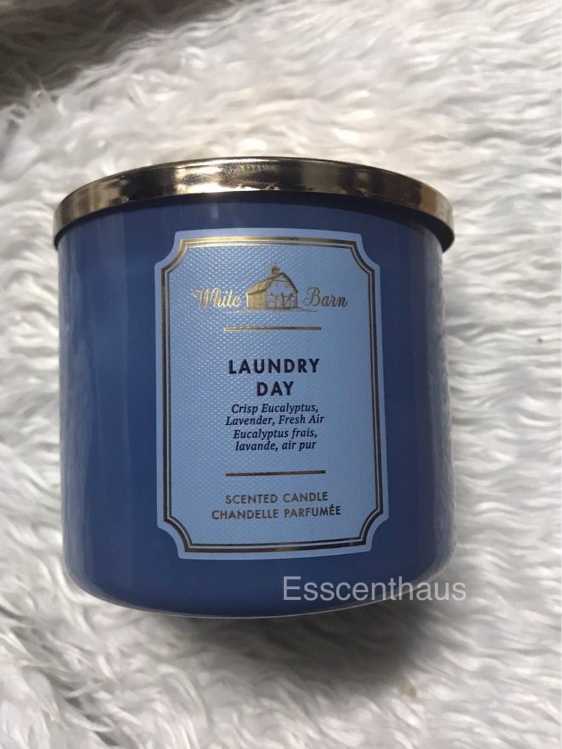 original bath and body works scented candle laundry day, Furniture