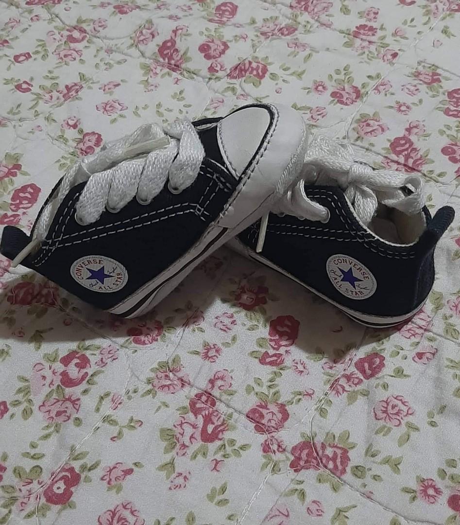 Original Converse baby shoes (Category: Other Babies Going Out Needs) located in Marikina City. Submitted by jdevera_rn (Listing ID 1192511949, Image 1). Description: Original Converse baby shoes Slightly used. For 0-6months. In mint condition. RFS: outgrown. need funds PM for inquiries Happy Shopping 😀.