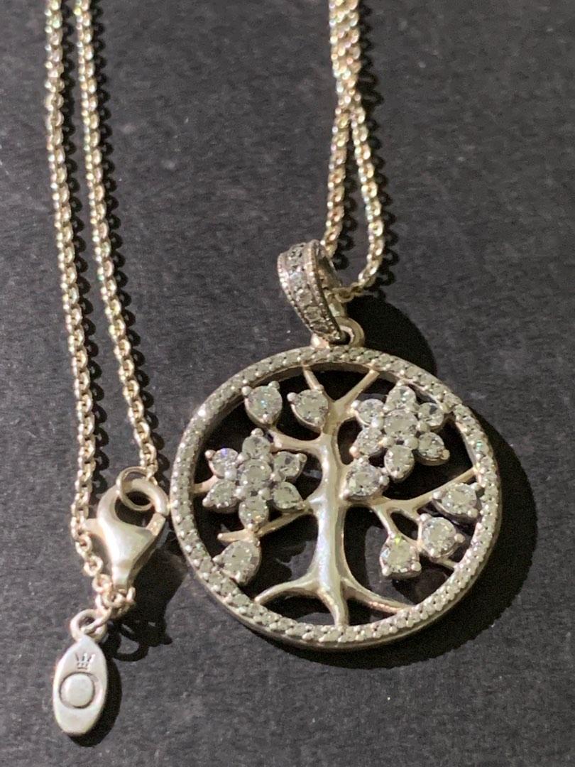pandora tree of life necklace gold
