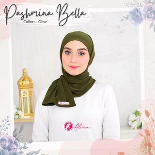 Pashmina Aluna (Warna Olive)