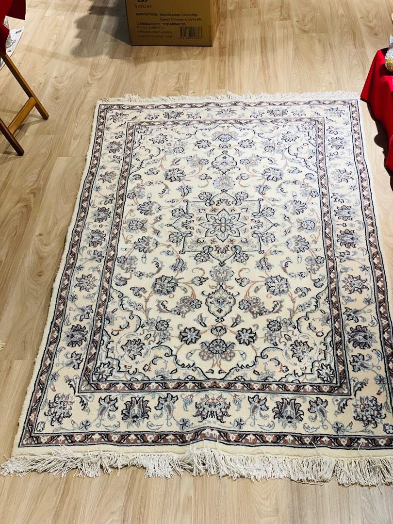 Persian handmade Nain carpet, Furniture & Home Living, Home Decor