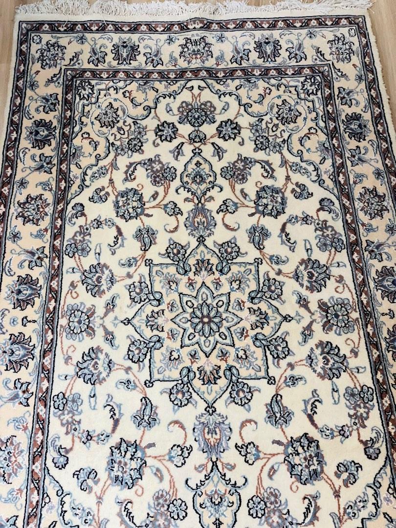 Persian handmade Nain carpet, Furniture & Home Living, Home Decor