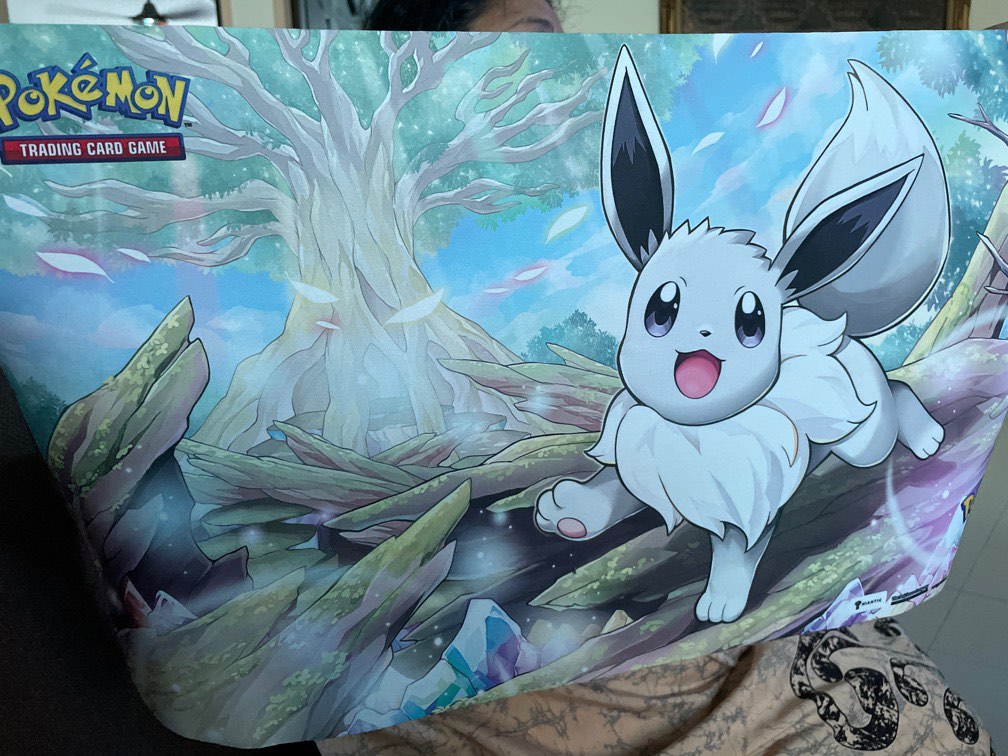 Pokemon Eevee Playmat, Hobbies & Toys, Toys & Games on Carousell