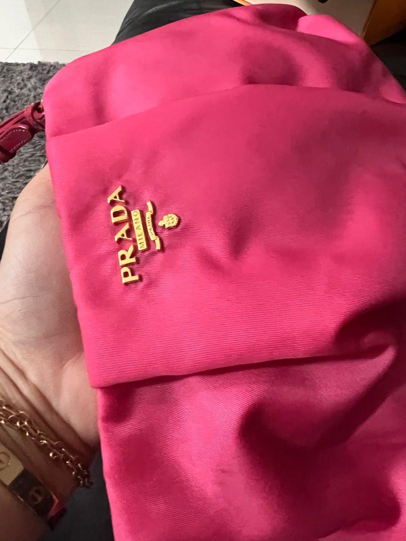 Prada Satin Pink Wristlet (Category: Luxury Bags & Wallets) located in Taytay. Submitted by becha1 (Listing ID 1192448769, Image 2). Description: With dustbag.