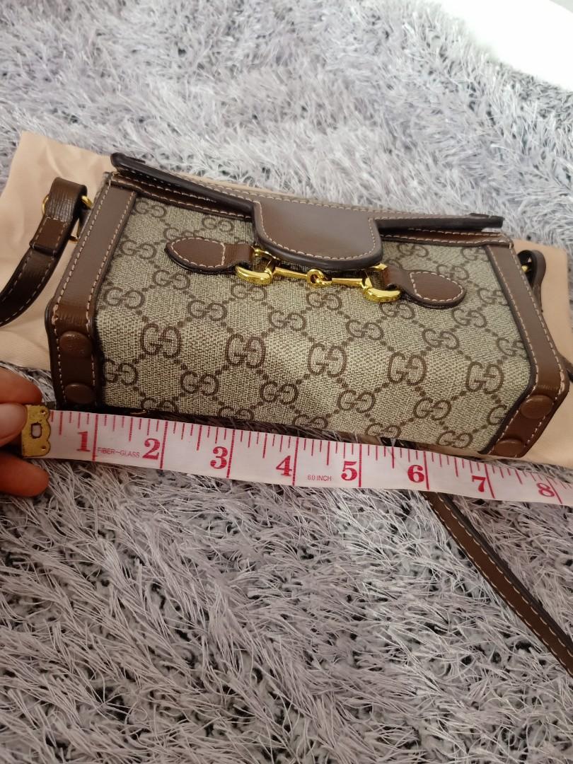 Preloved gucci sling (Category: Luxury Bags & Wallets) located in Cebu City. Submitted by day.98 (Listing ID 1192492240, Image 2). Description: from japan surplus small size coded no flaws pure pvc leather with dust bag.