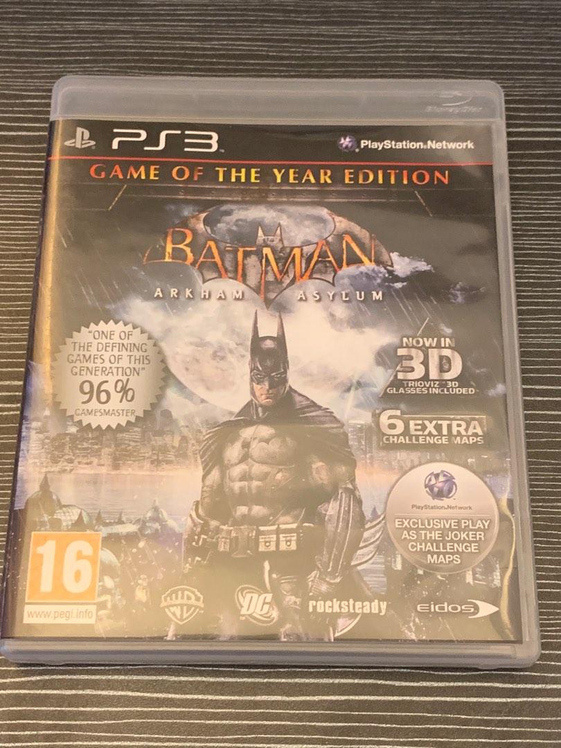 PS 3: Batman Arkham Asylum, Video Gaming, Video Games, PlayStation on  Carousell