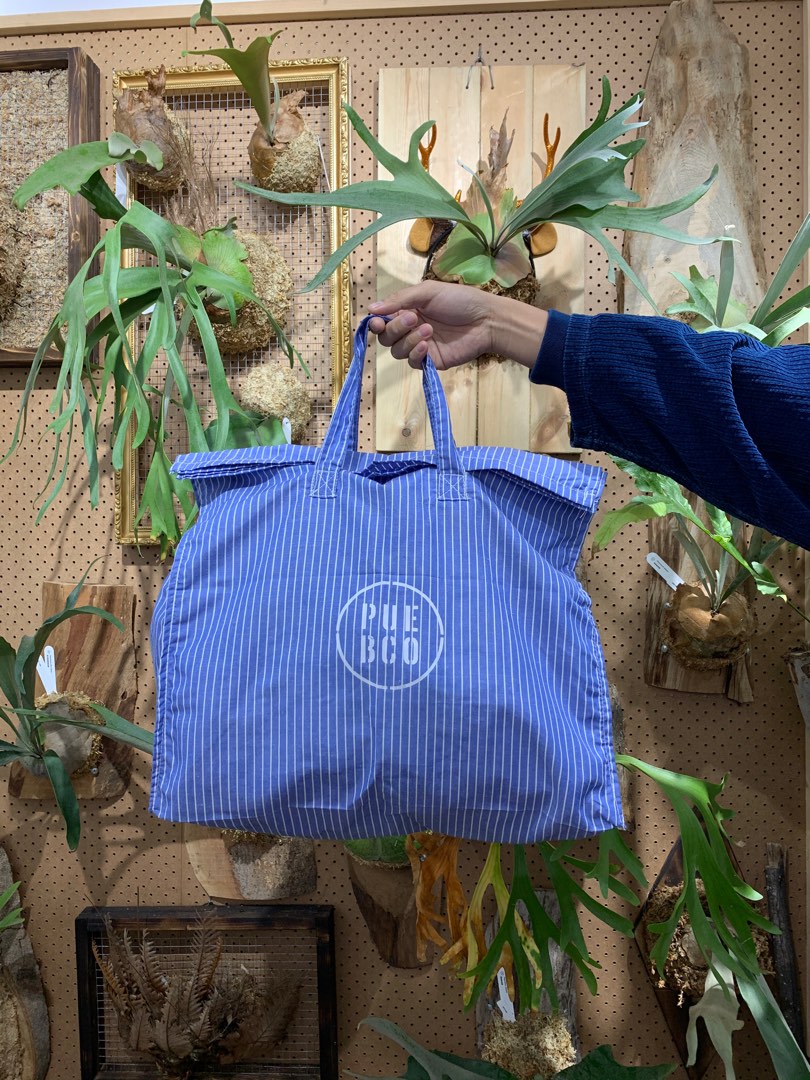 Puebco　Shirt　tote　手袋及銀包-　名牌,　Japan　野餐購物袋,　bag　fabric　Carousell