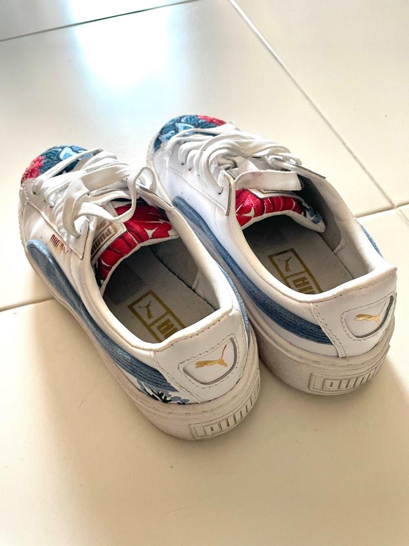 puma platform hyper emb wn s puma white