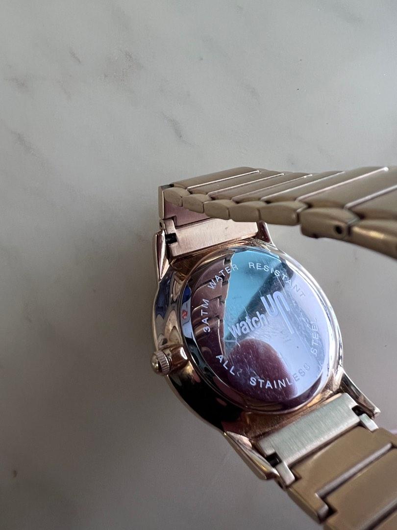 Quartz stainless steel watch cheap water resistant