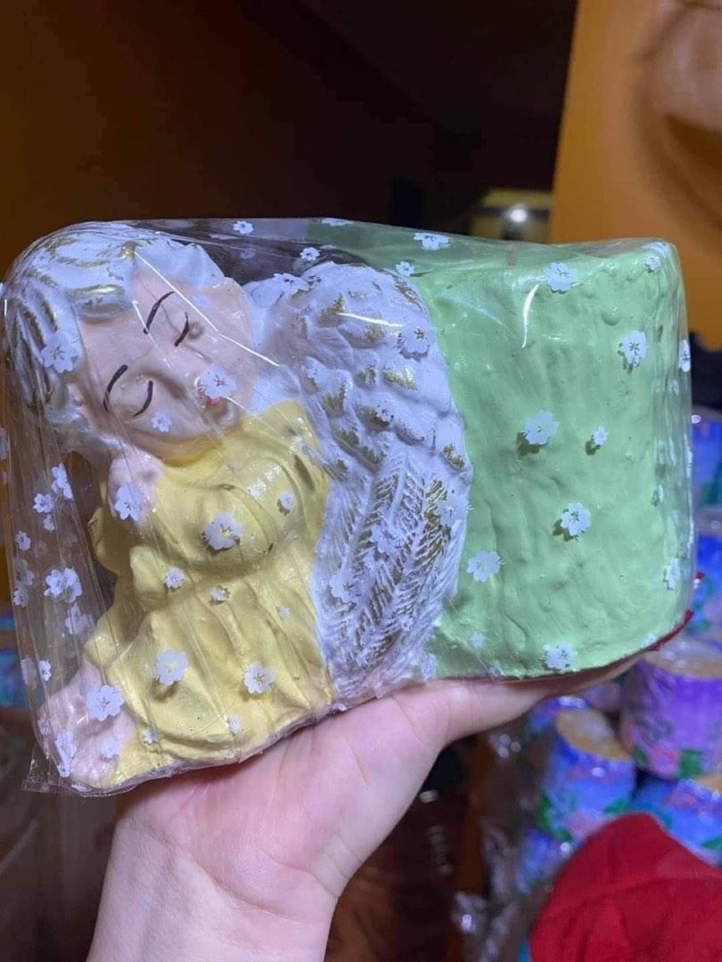 Querubin Angel Candle (Category: Other Home Decor) located in Manila. Submitted by foodhaveit24 (Listing ID 1192448873, Image 2). Description: LOC: HOLY SPIRIT QC KALAKAL FOR WEDNESDAY‼️ CUT OFF TUESDAY 11:00am❗️ 👼🏻QUERUBIN ANGEL CANDLE👼🏻 Super ganda sa actual at malaki po sya!☺️ 🚫 NO CHOOSING OF COLORS & DESIGN 👉🏻165 pesos only 🎉.