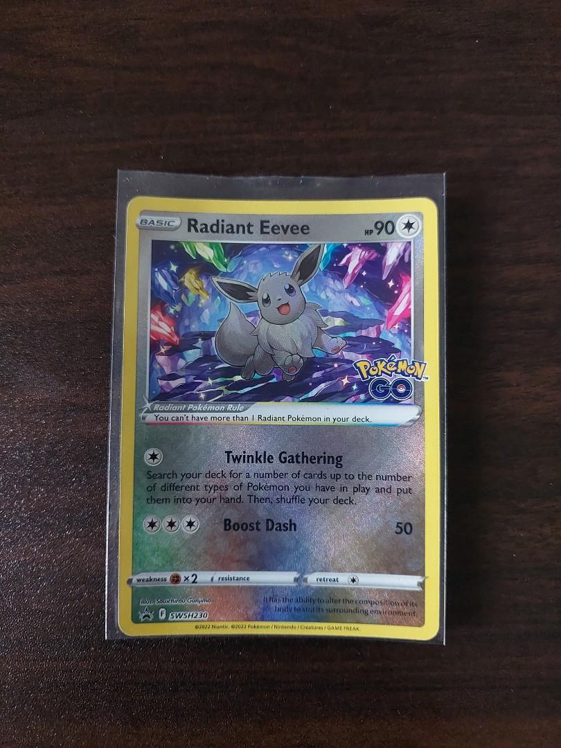 RADIANT EEVEE SHINY BLACK STAR PROMO MINT POKEMON GO POKEMON TCG CARDS NOT  CHARIZARD PIKACHU UMBREON