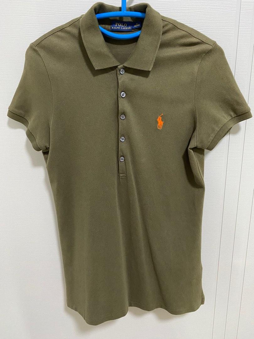 Army green ralph lauren polo shirt outlet