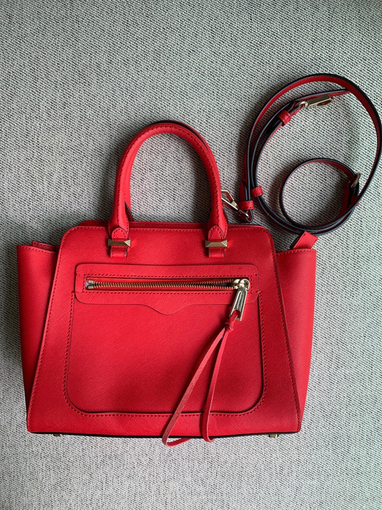 Rebecca Minkoff Avery Tote Bag Cherry Red Luxury Bags